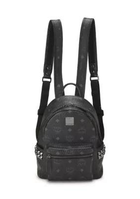 MCM Visetos Side Stud Small Stark Bebe Boo Backpack by What Goes Around Comes Around