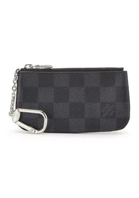 Louis Vuitton Damier Graphite Key Pouch by What Goes Around Comes Around