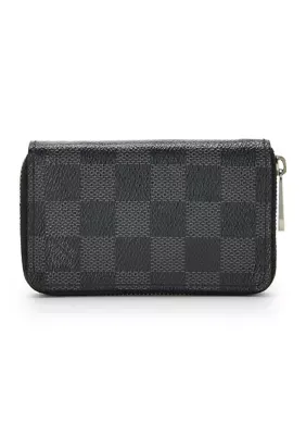 Louis Vuitton Damier Graphite Zippy Coin Purse Vertical by What Goes Around Comes Around