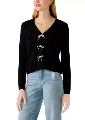 Sparkle Bow Cardigan