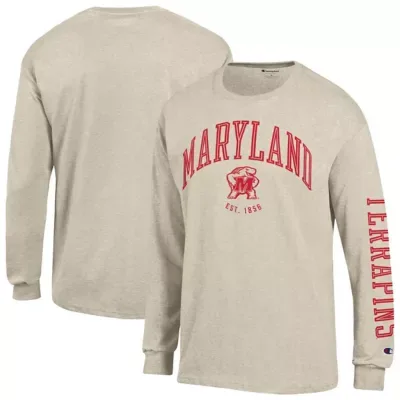 NCAA Maryland Terrapins Neutral Arch Long-Sleeve T-Shirt by Champion