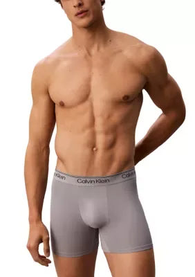 Microfiber Stretch 3-Pack Boxer Brief by Calvin Klein