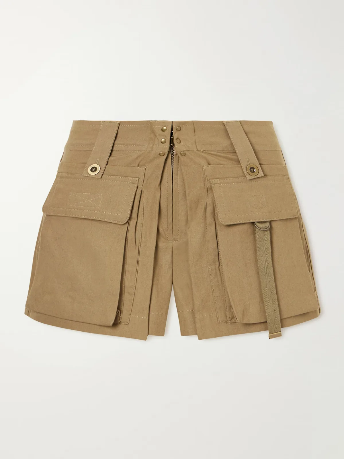 - Barta Cotton Straight-leg Shorts - by Isabel Marant