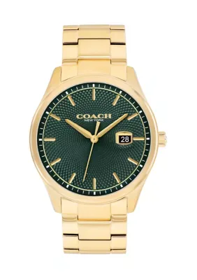 Oliver IP Stainless Steel Bracelet Watch by Coach