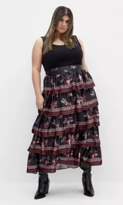 Drama Queen Skirt by City Chic