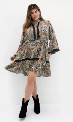 Camille Print Dress