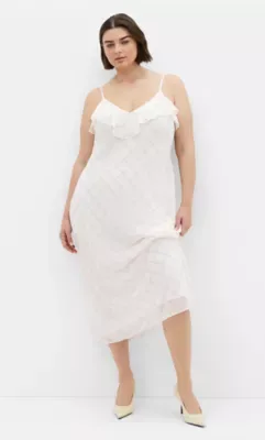 Ria Gingham Print Slip Dress