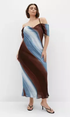 Levitate Print Maxi Dress by City Chic