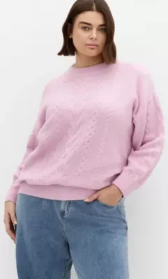 Claudia Relaxed Knit Jumper by City Chic
