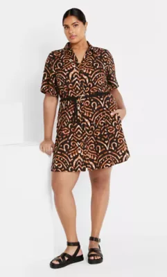 Amara Print Dress
