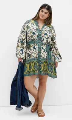 Mysteria Mini Dress by City Chic