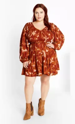 Jemma Mini Print Dress