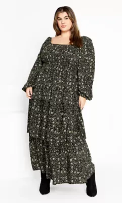Dahlia Tiered Maxi Dress