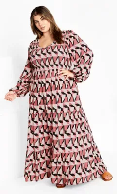 Jayden Print Maxi Dress by City Chic