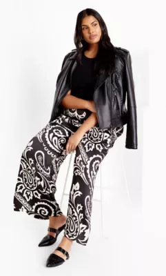 Sienna Print Pant by City Chic