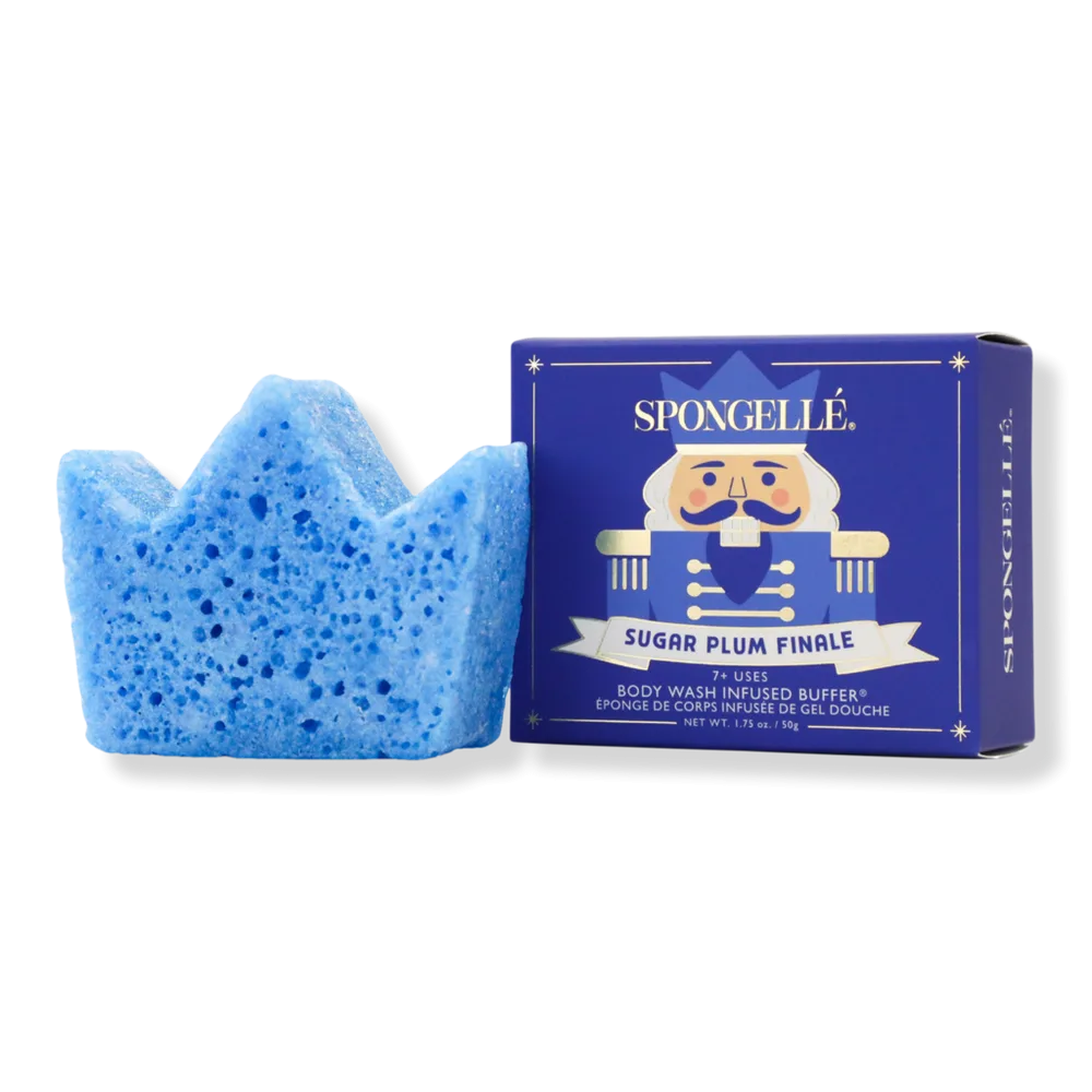 Sugar Plum Finale Body Wash Infused Buffer by Spongelle