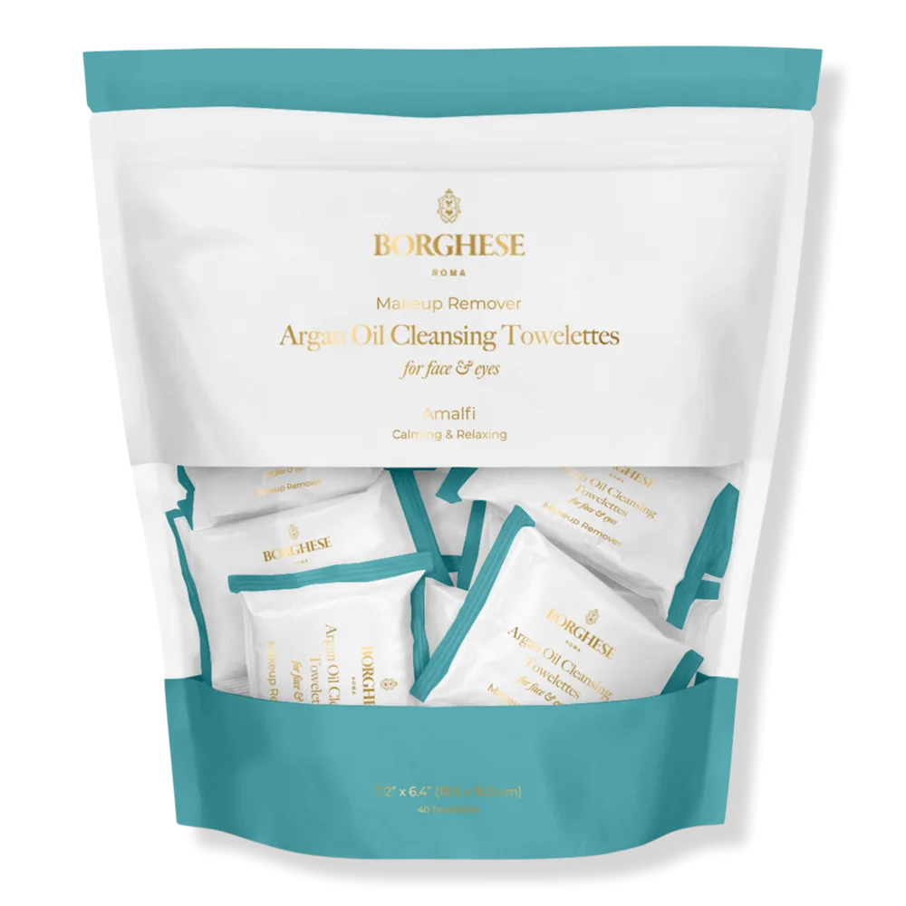 Argan Oil Makeup Remover Towelettes by Borghese Spa