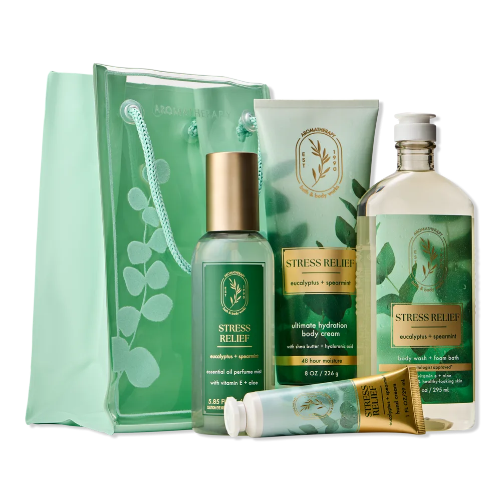 Stress Relief Eucalyptus + Spearmint Gift Set by Bath & Body Works