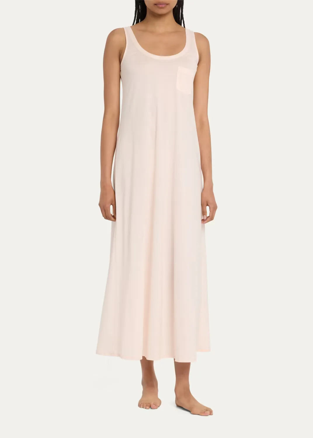 Cotton Deluxe Long Tank Gown by Hanro