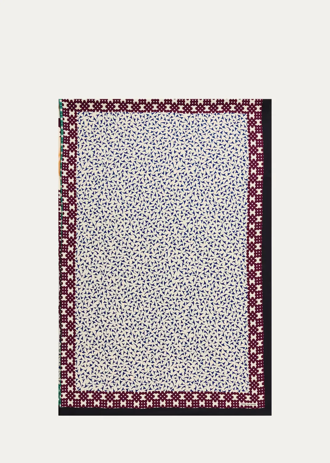 Flora Printed Viscose Scarf by Dries Van Noten