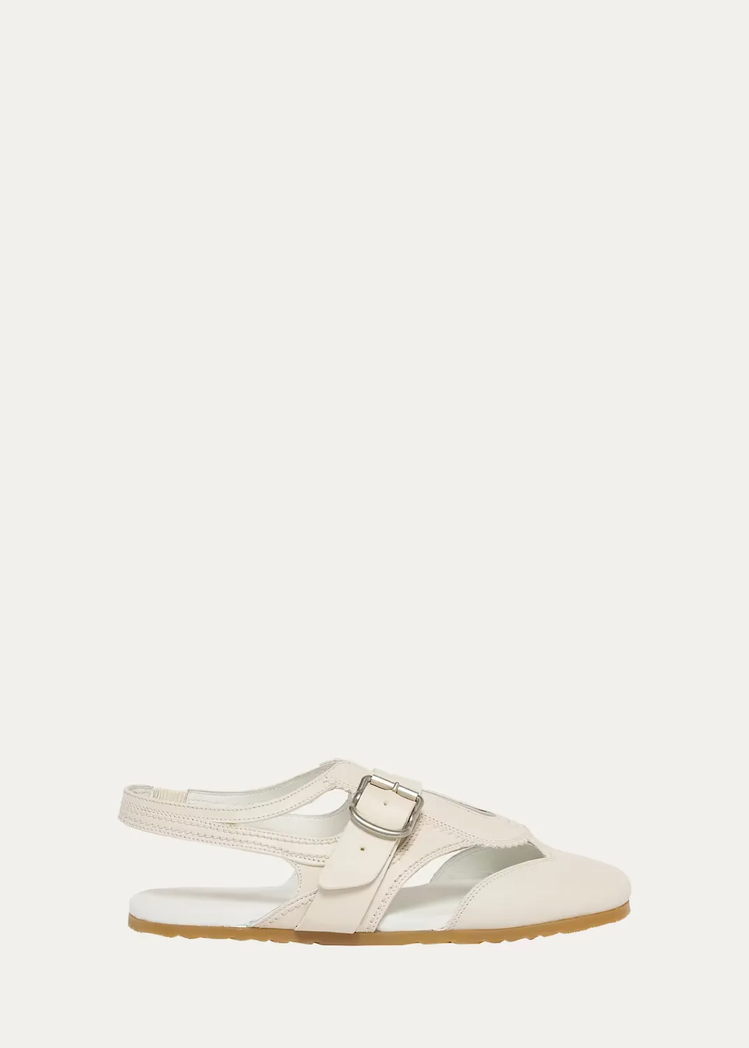 Cutout Leather Flats by Dries Van Noten