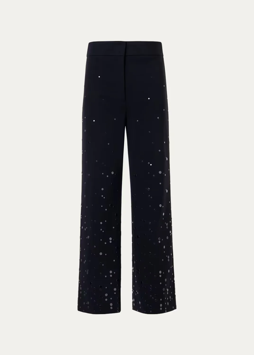 Chieko Embellished Straight-Leg Ankle Pants by Akris Punto