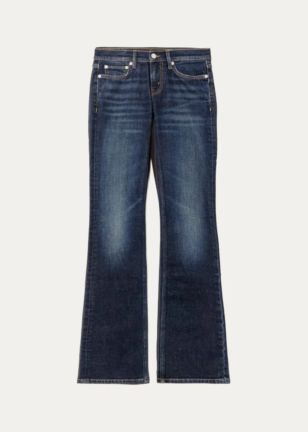 Low Rise Micro Bootcut Jeans by Re/Done