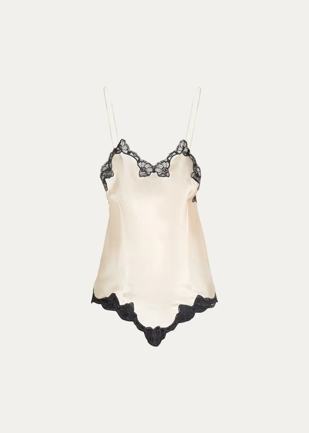 Amael Lace-Trim Silk Cami Top by Isabel Marant