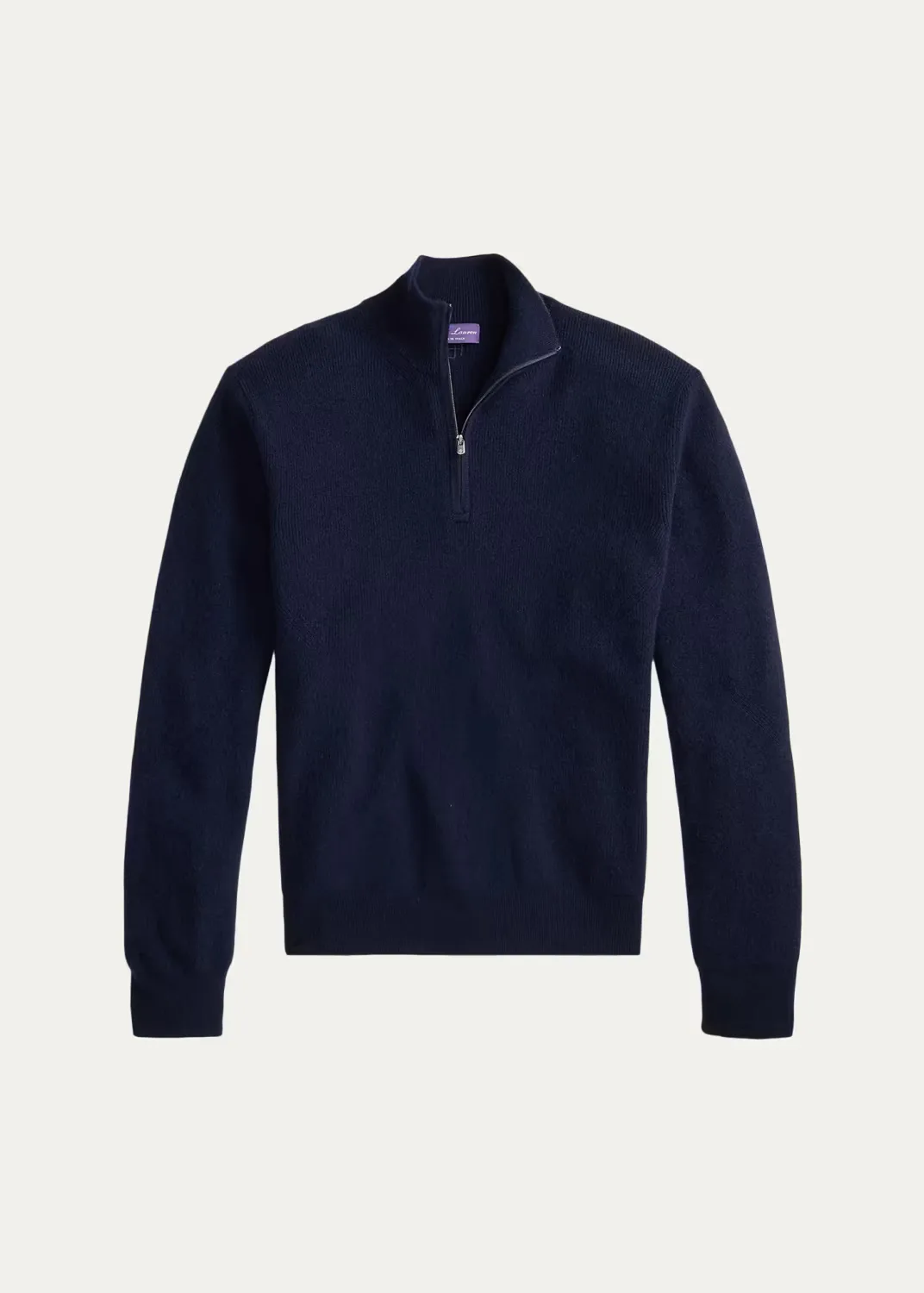 Textured Cashmere Quarter-Zip Sweater by Ralph Lauren