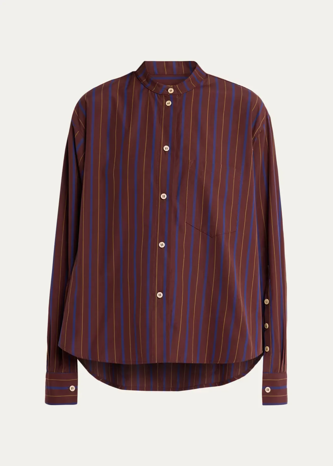 The Editor Striped Cotton Shirt by Jamie Haller