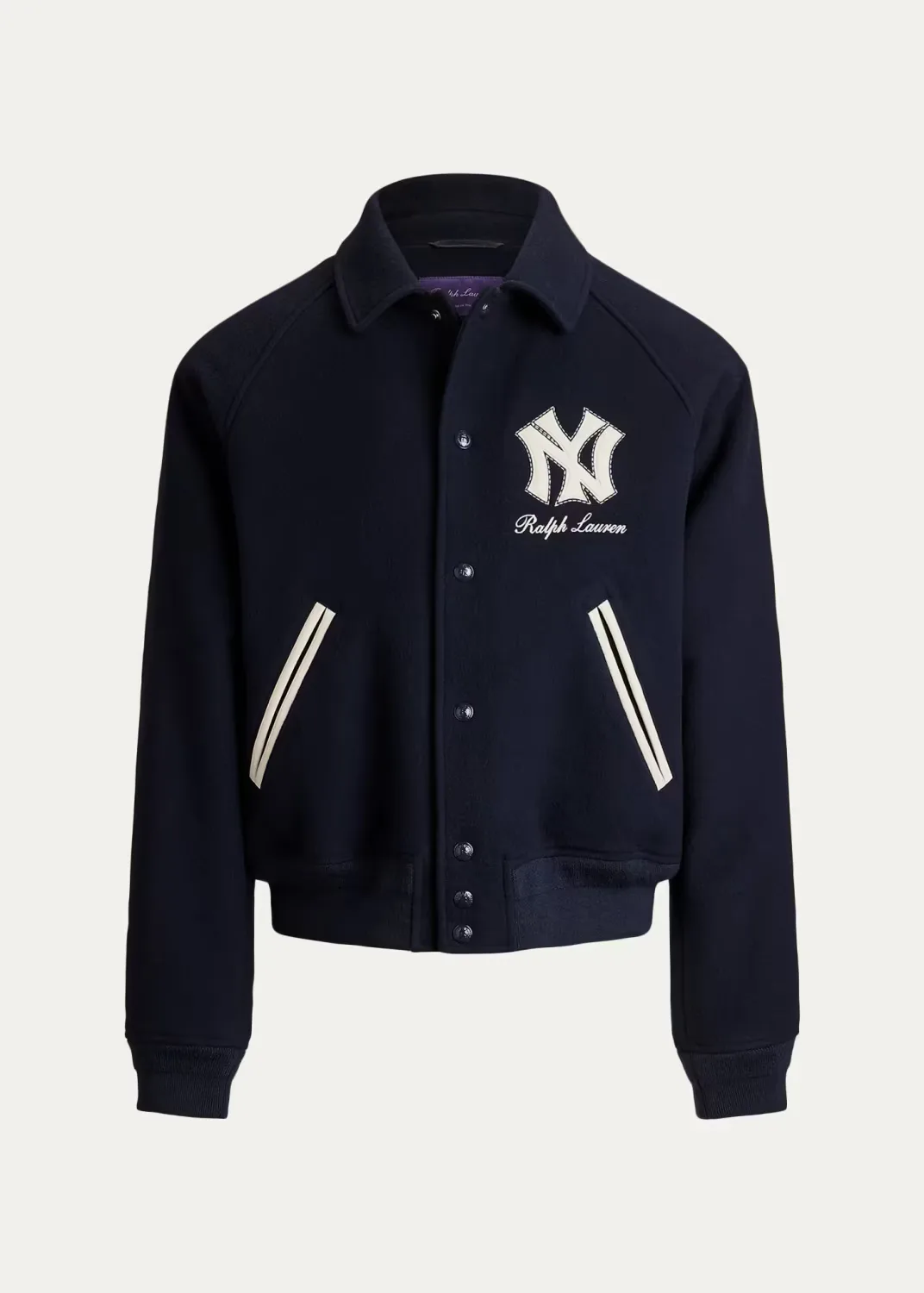 Yankees Wool Shearling-Lined Jacket by Ralph Lauren