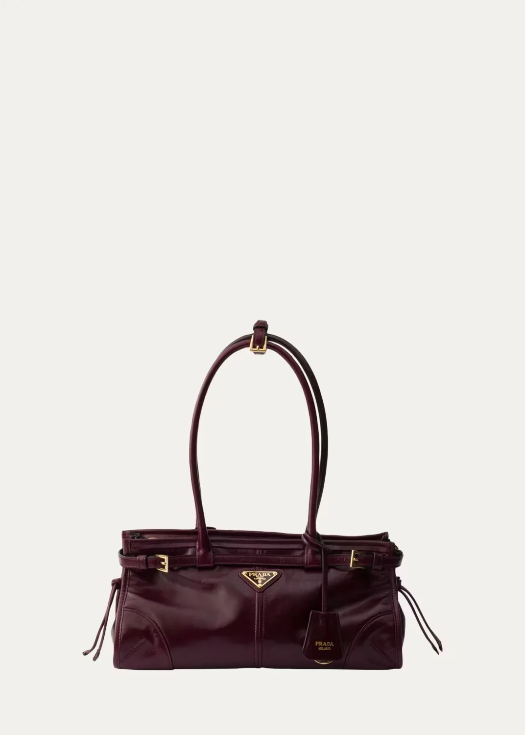 Bonnie Medium Leather Shoulder Bag by Prada