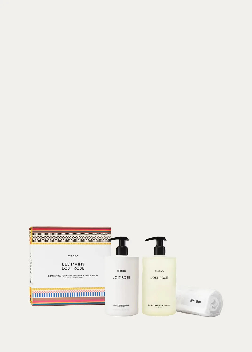 Les Mains Lost Rose Hand Wash & Hand Lotion Gift Set by Byredo