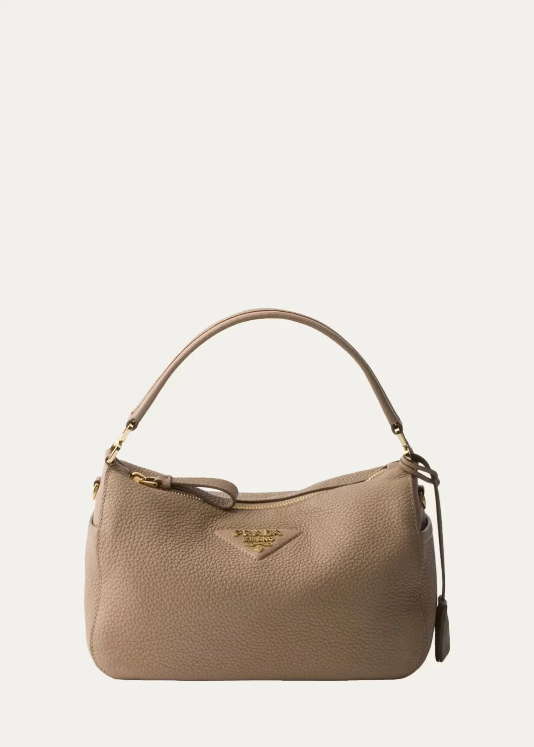 Grain Leather Top-Handle Bag