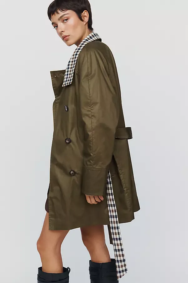 100% Cotton Funnel Neck Jacket by Anthropologie