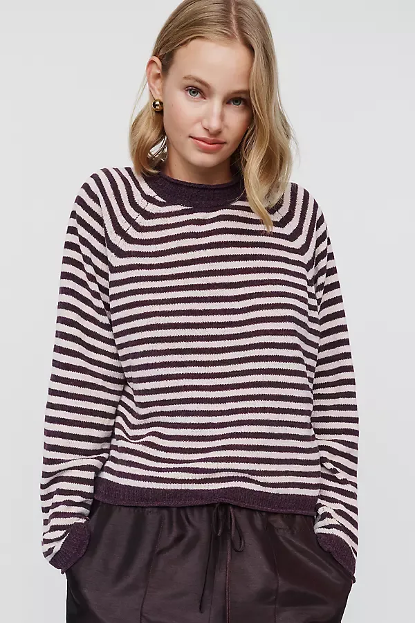 Ekewood 100% Cotton Striped Sweater by American Vintage