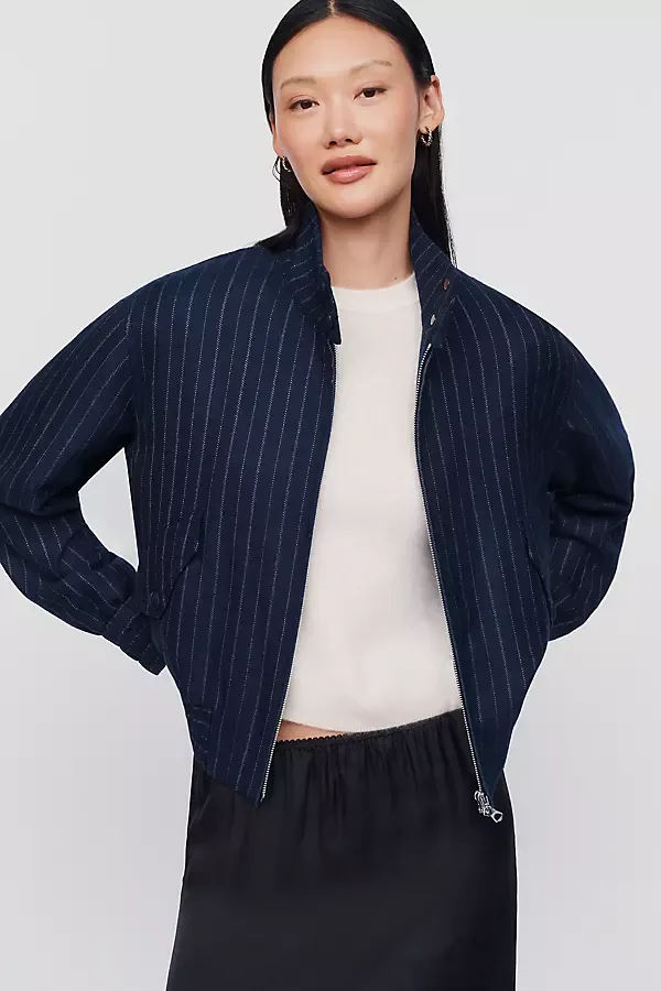 Eliza Wool Blend Bomber Jacket by rag & bone