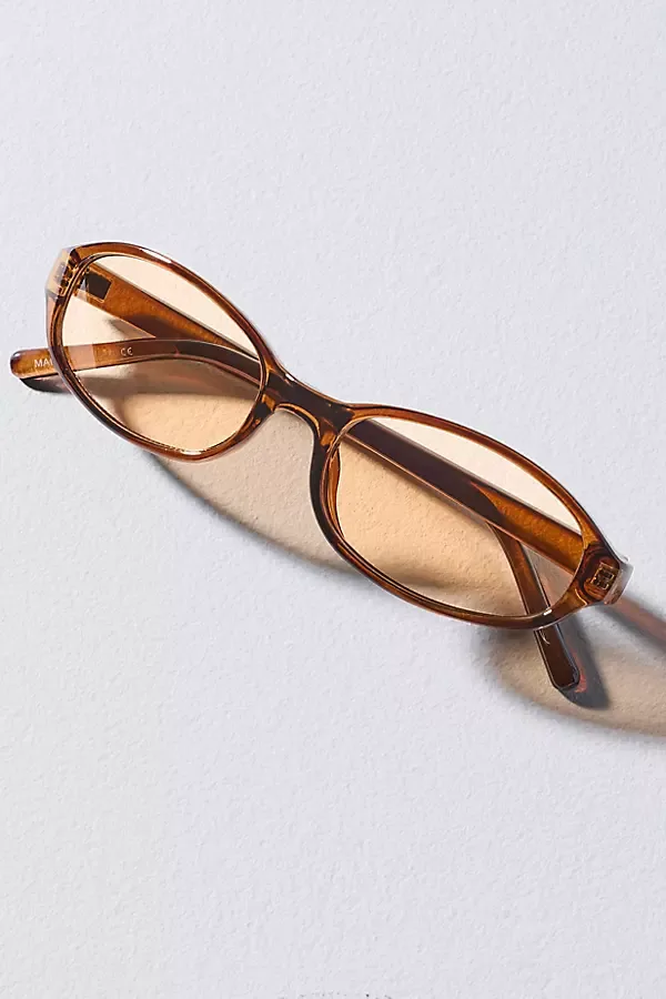 Slim Rectangle Sporty Wrapped Sunglasses by Sea