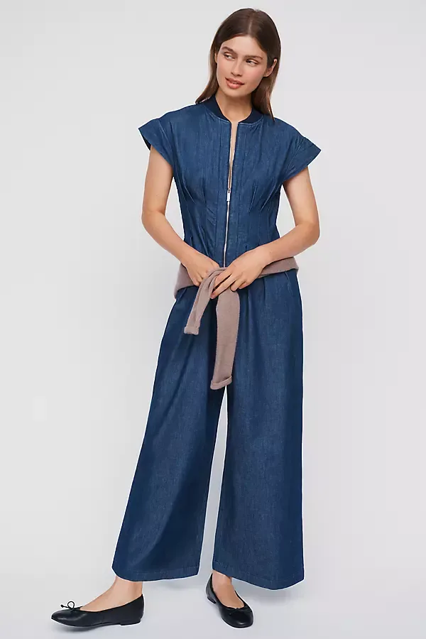 Tobie Denim Jumpsuit by Exquise
