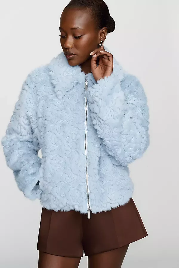 Faux Fur Bomber Jacket by Anthropologie