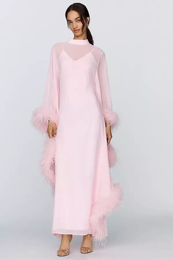 Feathered Kaftan by Hutch