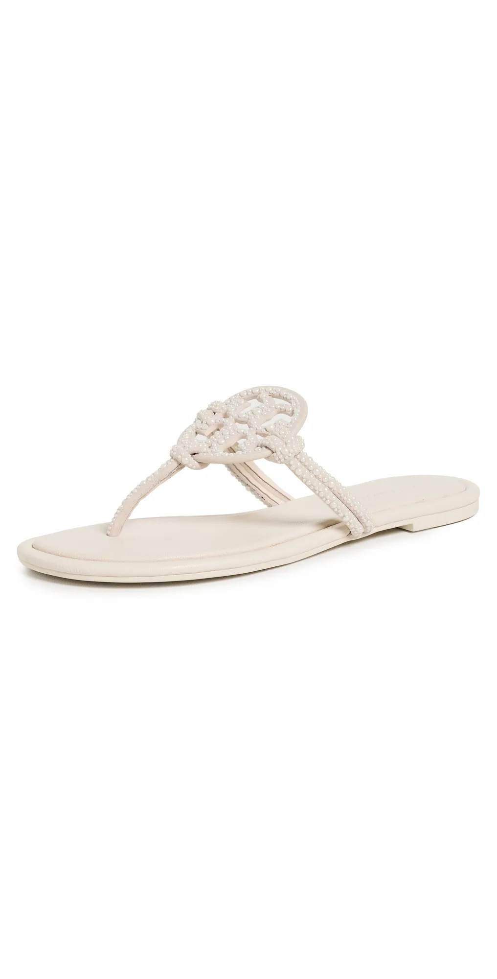 Miller Knotted Pearl Sandals by Tory Burch