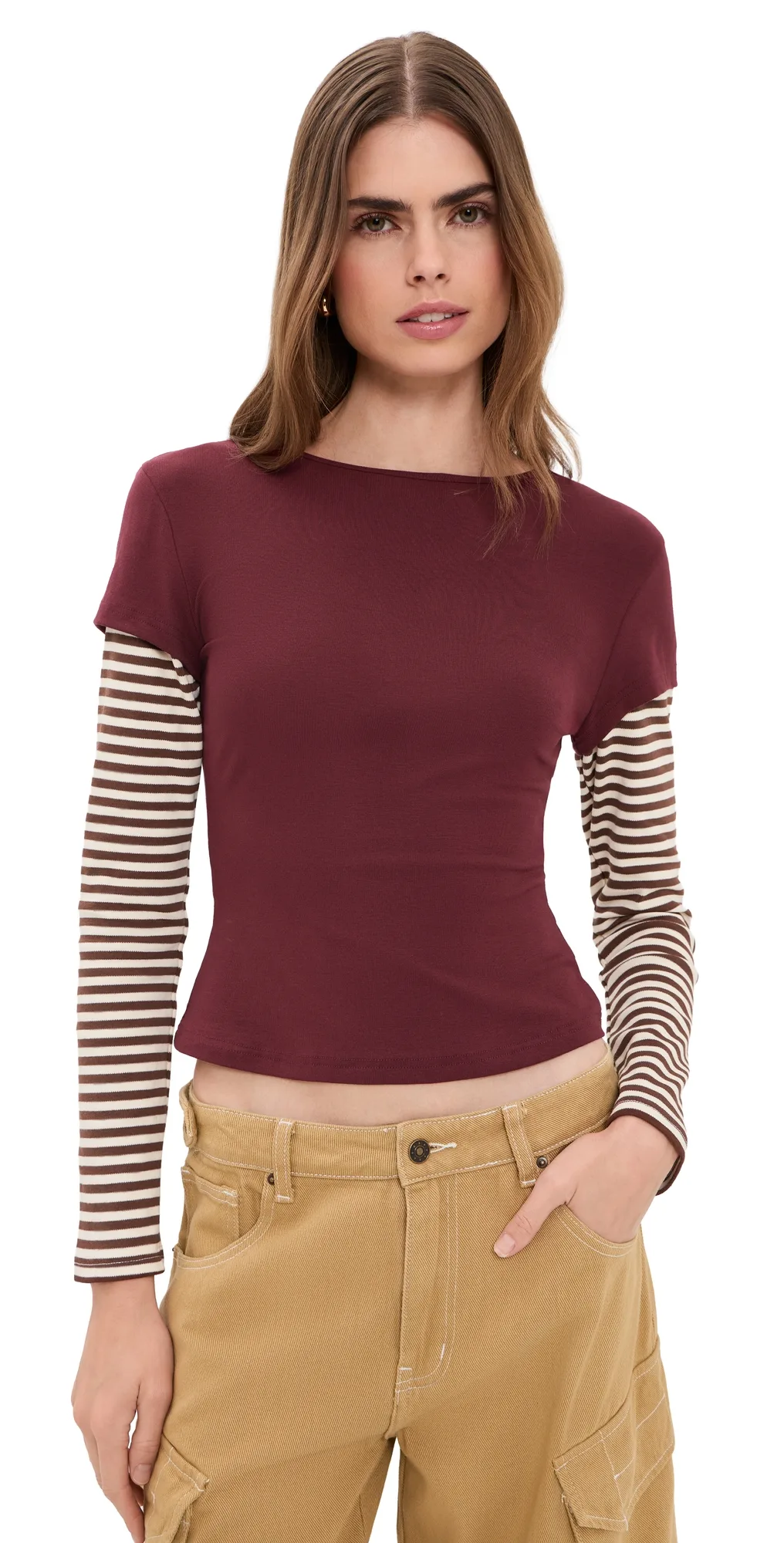 Bloom Layered Long Sleeve Tee by Lioness