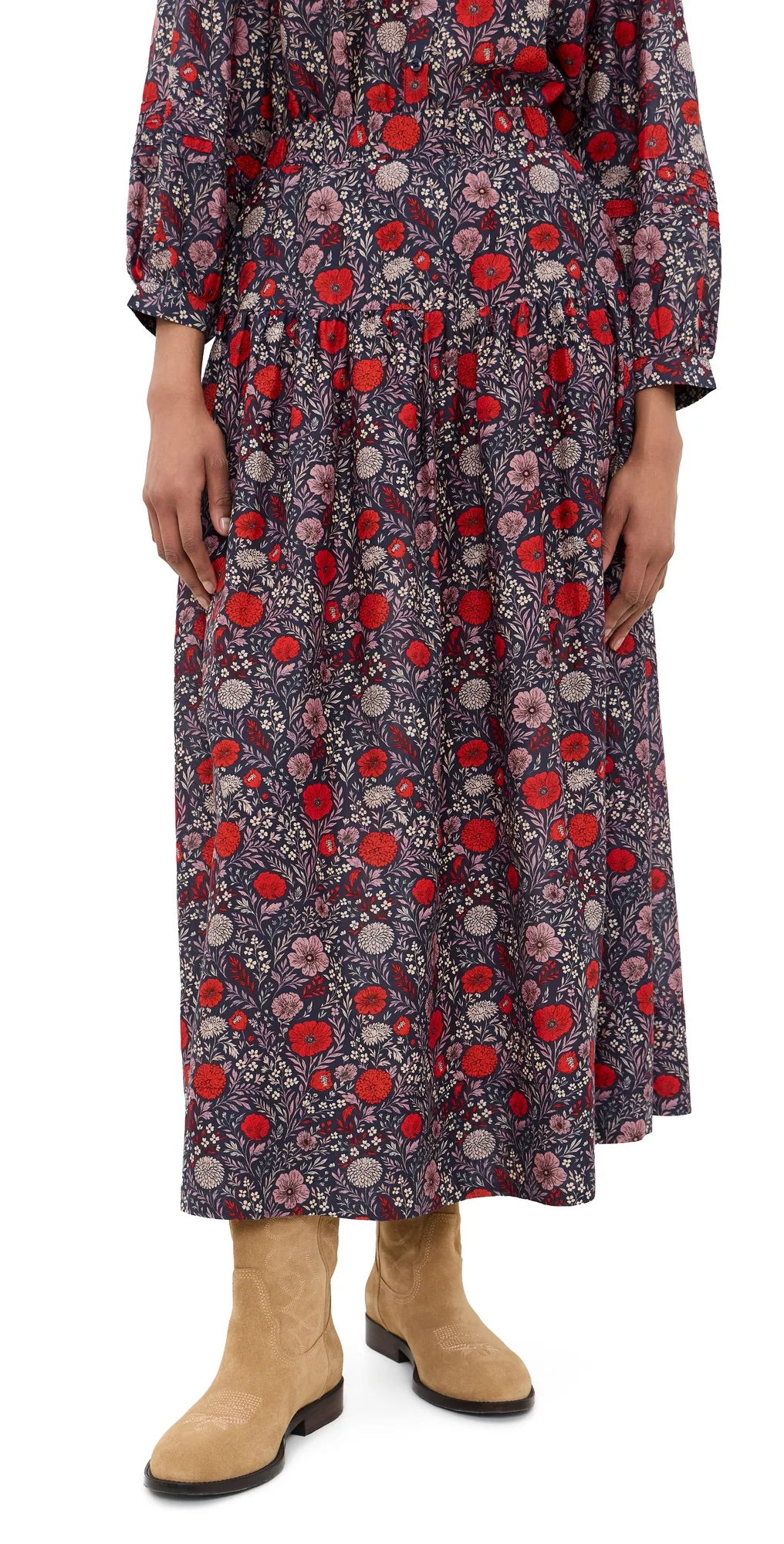 Lydia Silk Skirt by Birds of Paradis