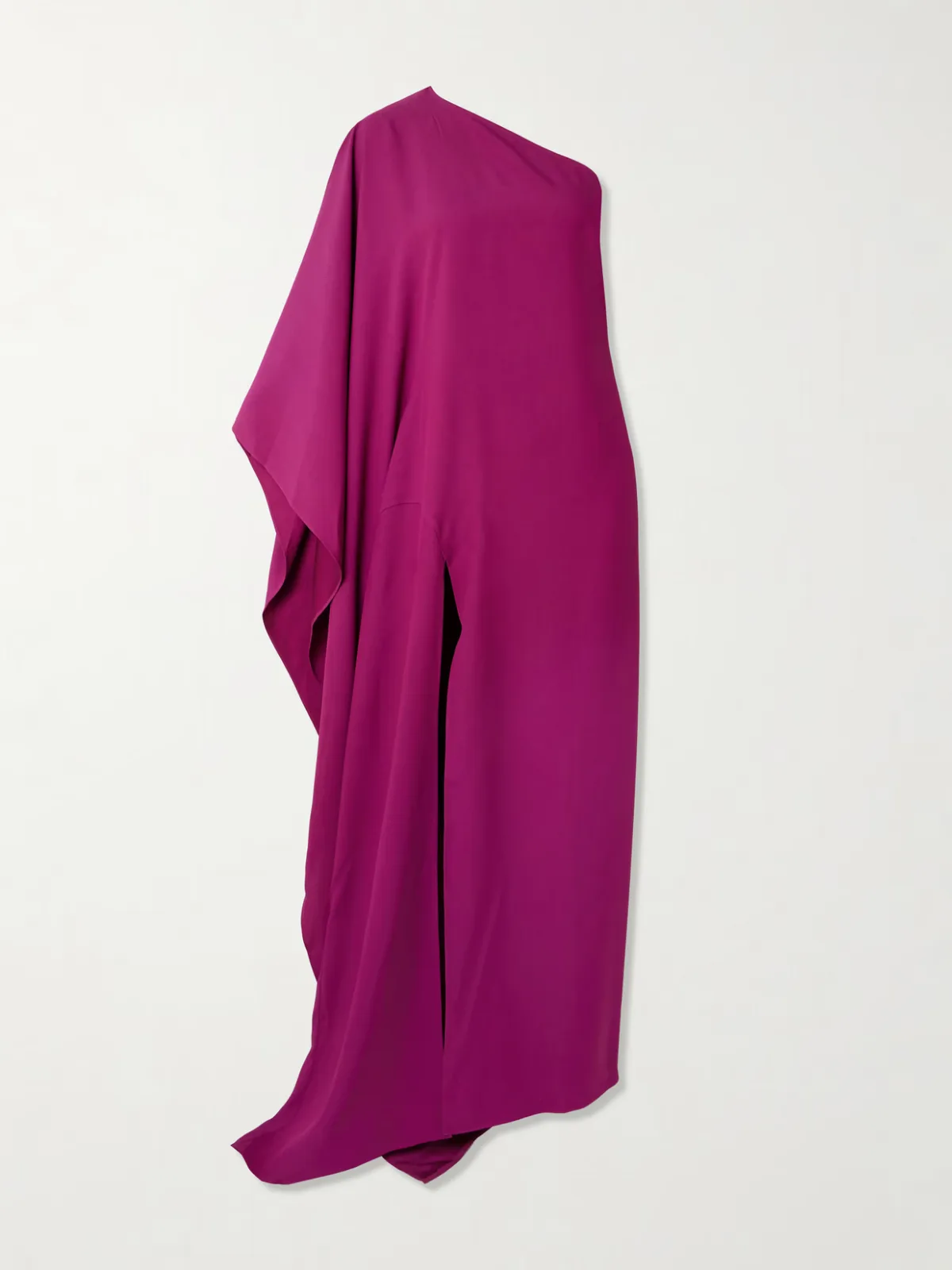 - Paloma Scarf-detailed One-shoulder Satin-crepe Maxi Dress -