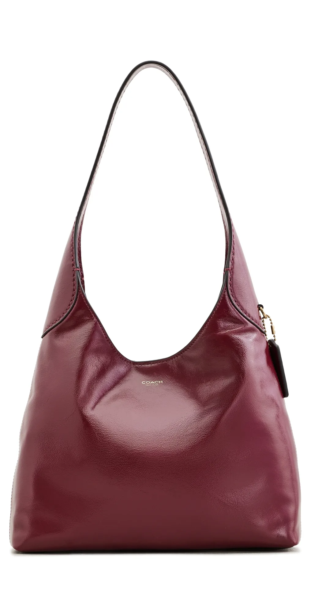 Glazed Leather Brooklyn Shoulder Bag 28 by Coach