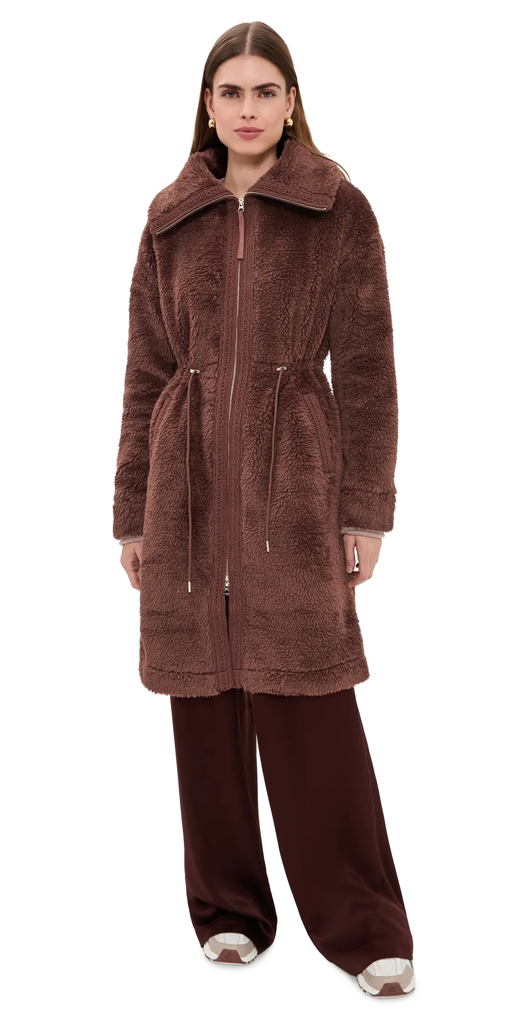 Bennet Long Sherpa Coat by Varley