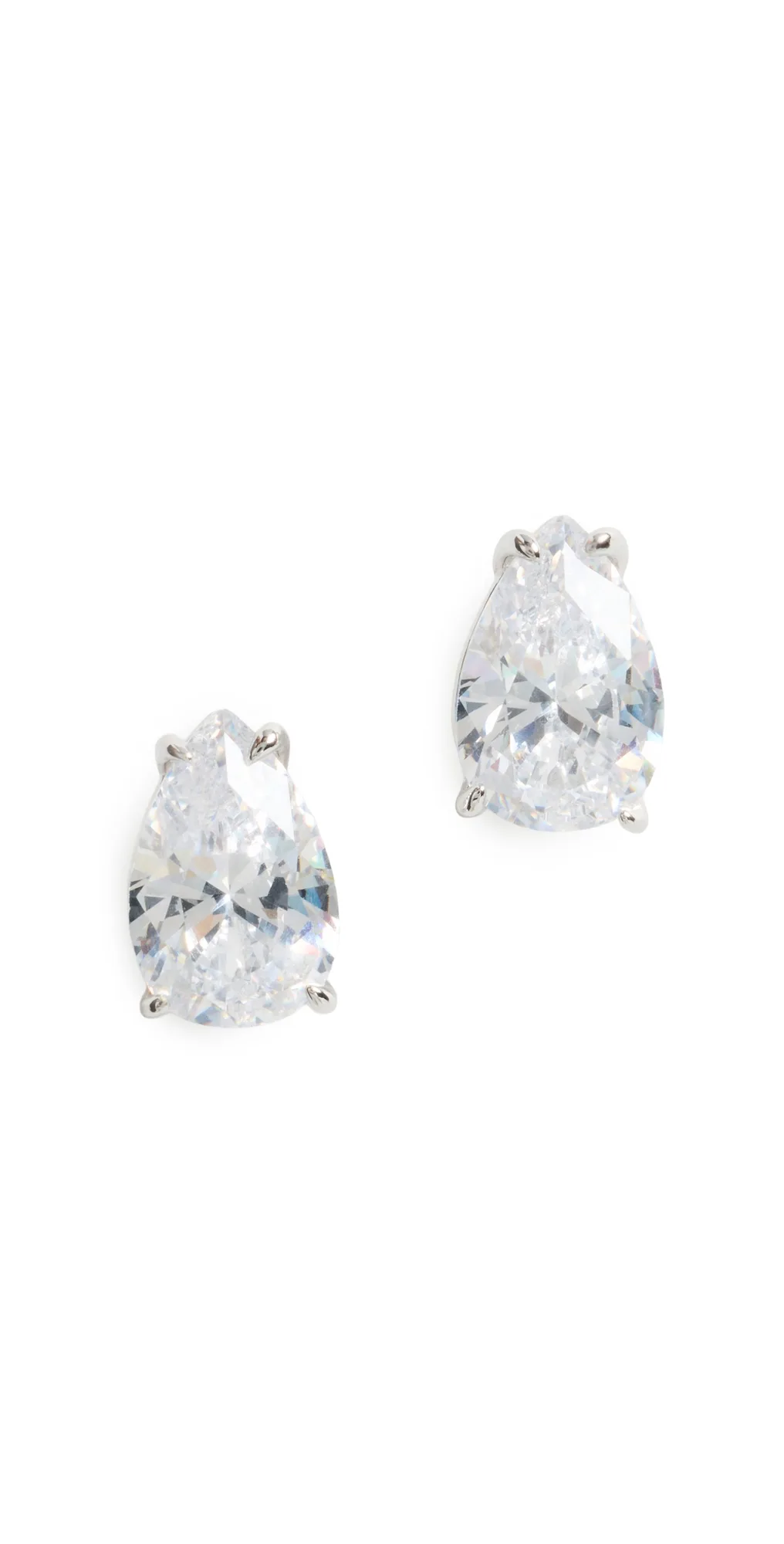 Pear Diamond Stud Earrings by Shashi
