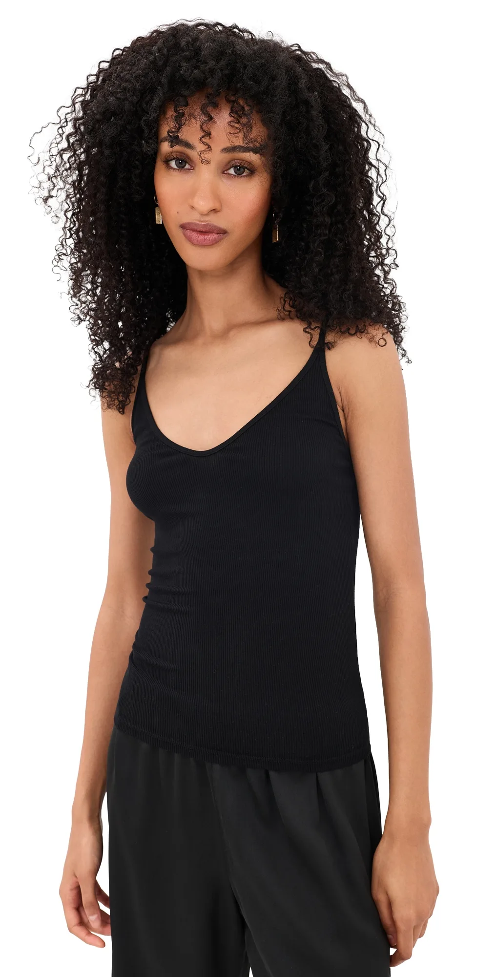 Fluid Silk Rib Cami by Enza Costa
