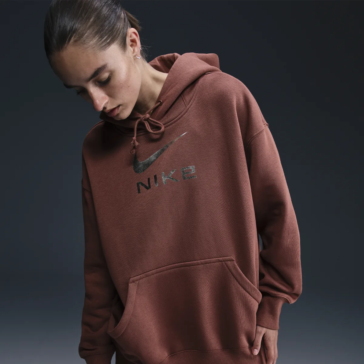 Sportswear Phoenix Fleece Oversized Pullover Graphic Hoodie by Nike
